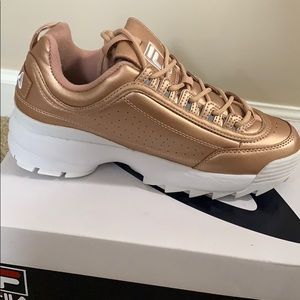 Rose gold filas